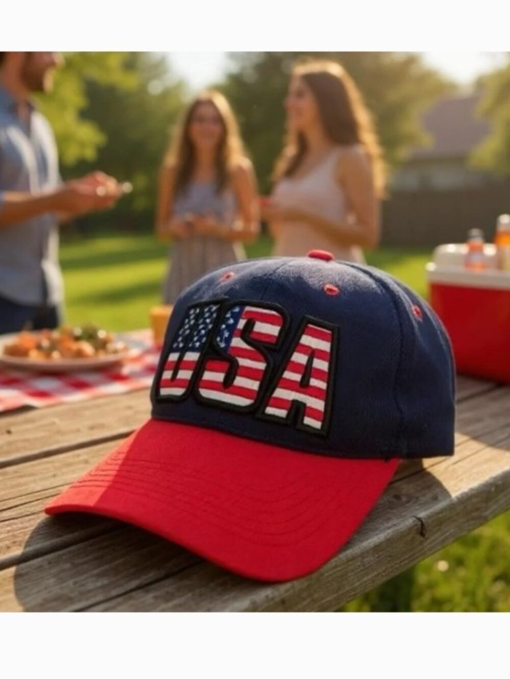 USA Strapback Dad Hat Patriotic Flag baseball Cap America 250 Independance Day